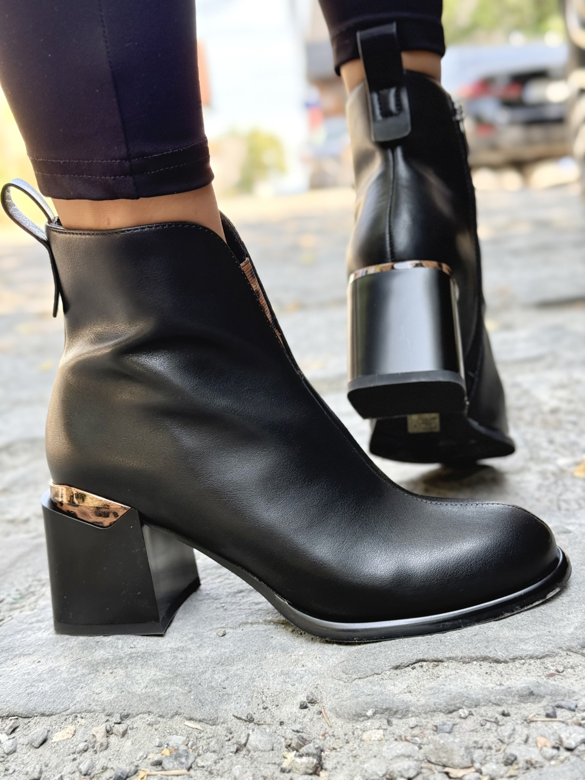 Botki OLEKSY ze skóry naturalnej – elegancja, która trwa