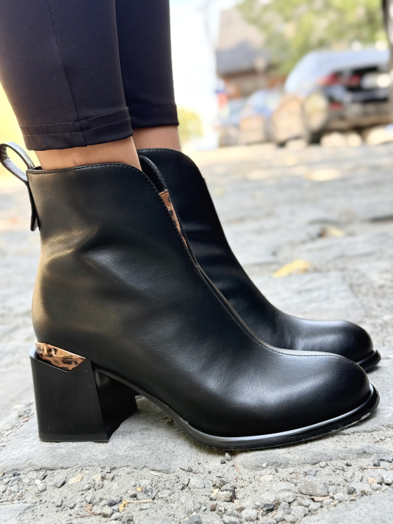 Botki OLEKSY ze skóry naturalnej – elegancja, która trwa