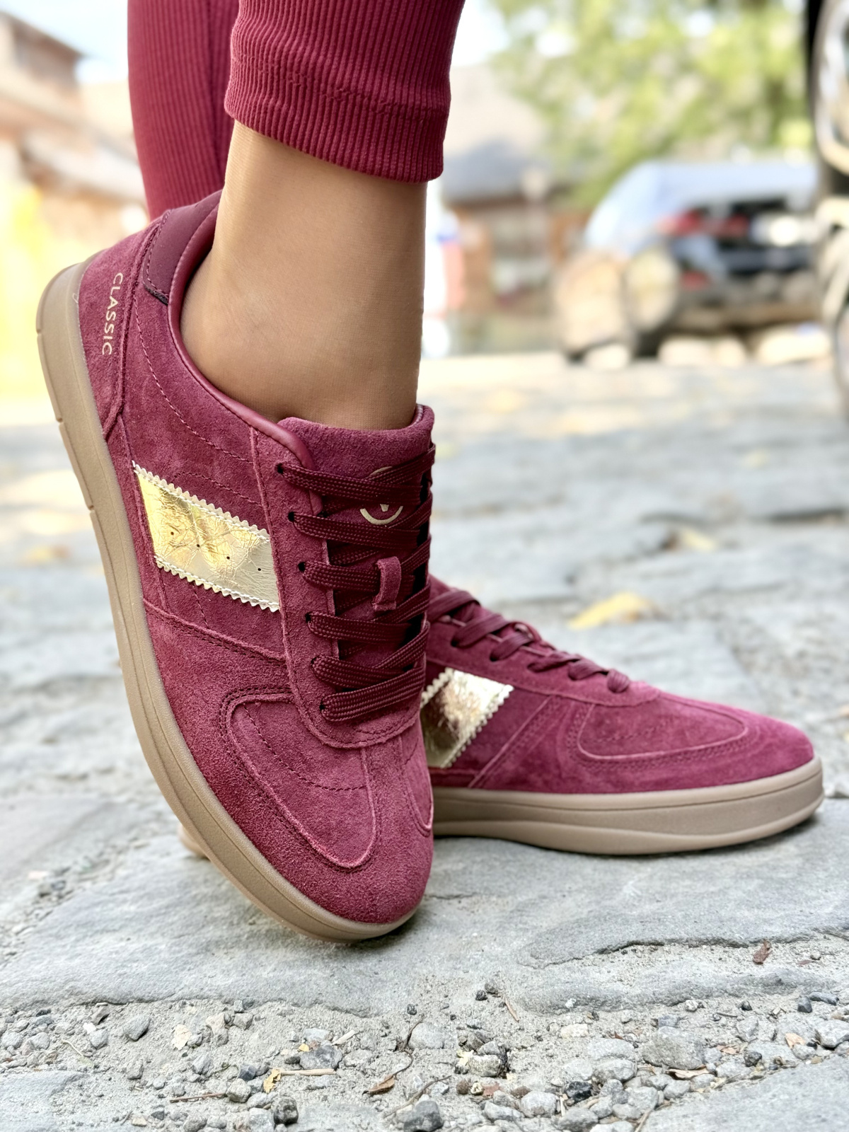 Damskie sneakersy ze skóry naturalnej – styl, wygoda i trwałość