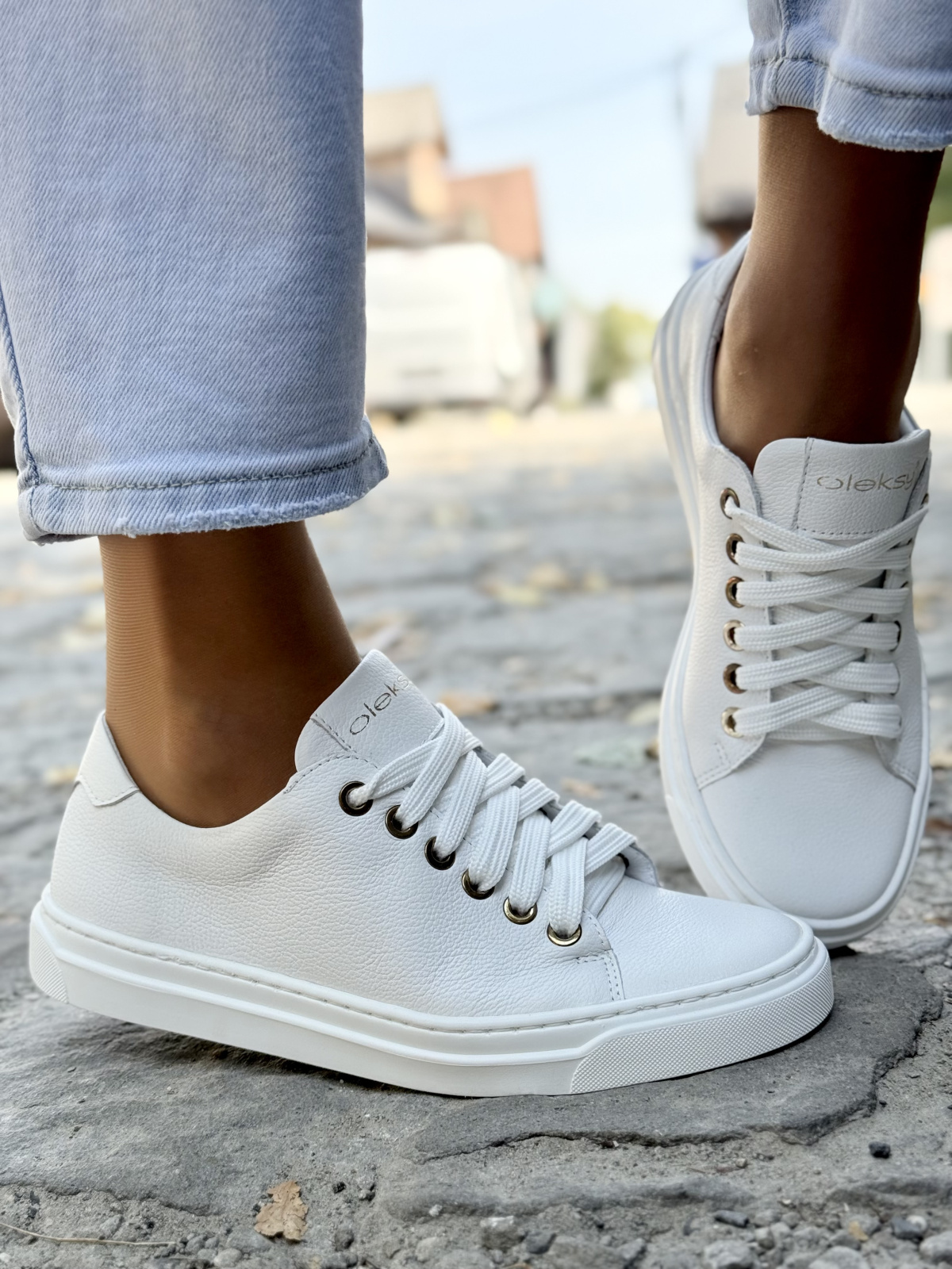 Sneakersy OLEKSY z naturalnej skóry – styl i komfort na co dzień