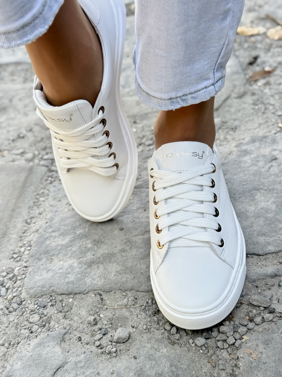 Sneakersy OLEKSY z naturalnej skóry – styl i komfort na co dzień