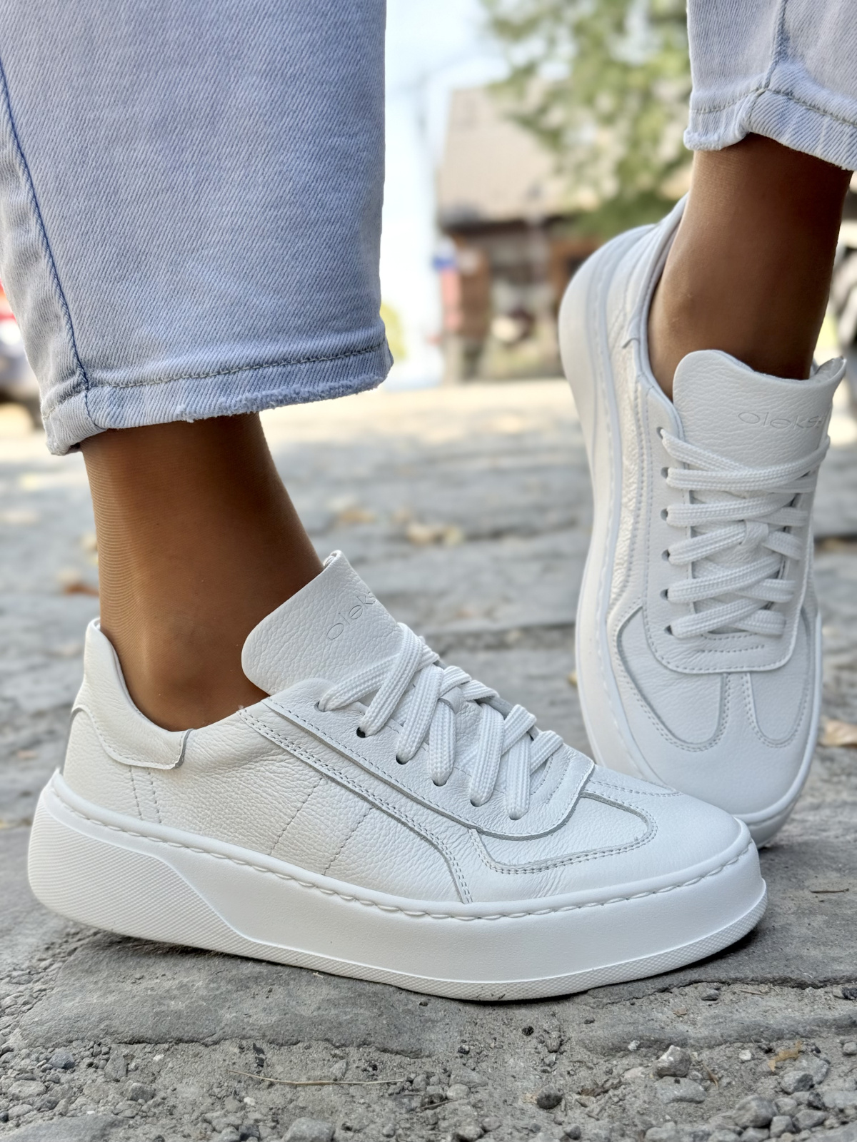 Sneakersy OLEKSY z naturalnej skóry – styl i komfort w najlepszym wydaniu