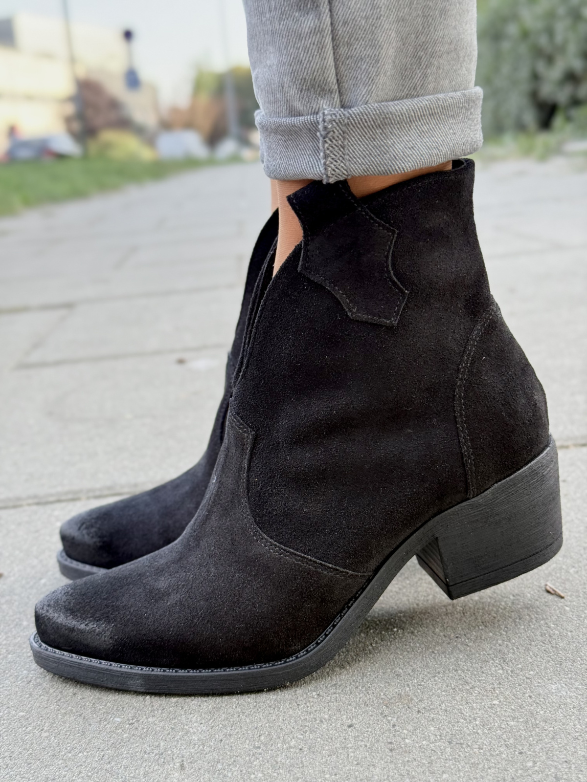 Kowbojki OLEKSY z naturalnej skóry polskiej produkcji