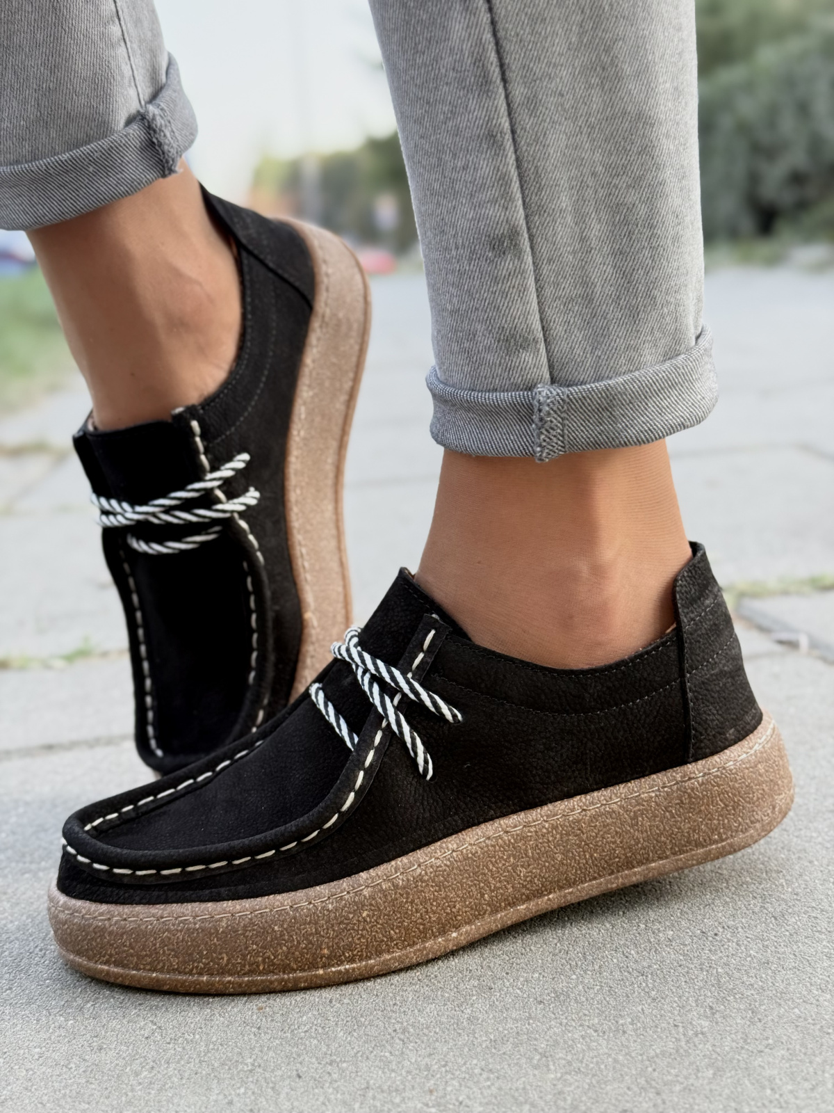 Półbuty OLEKSY z naturalnej skóry – komfort i styl na co dzień