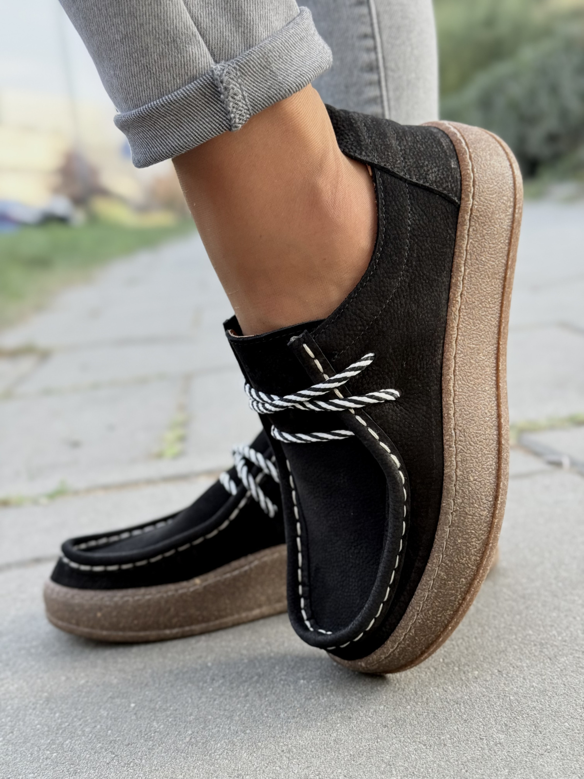 Półbuty OLEKSY z naturalnej skóry – komfort i styl na co dzień