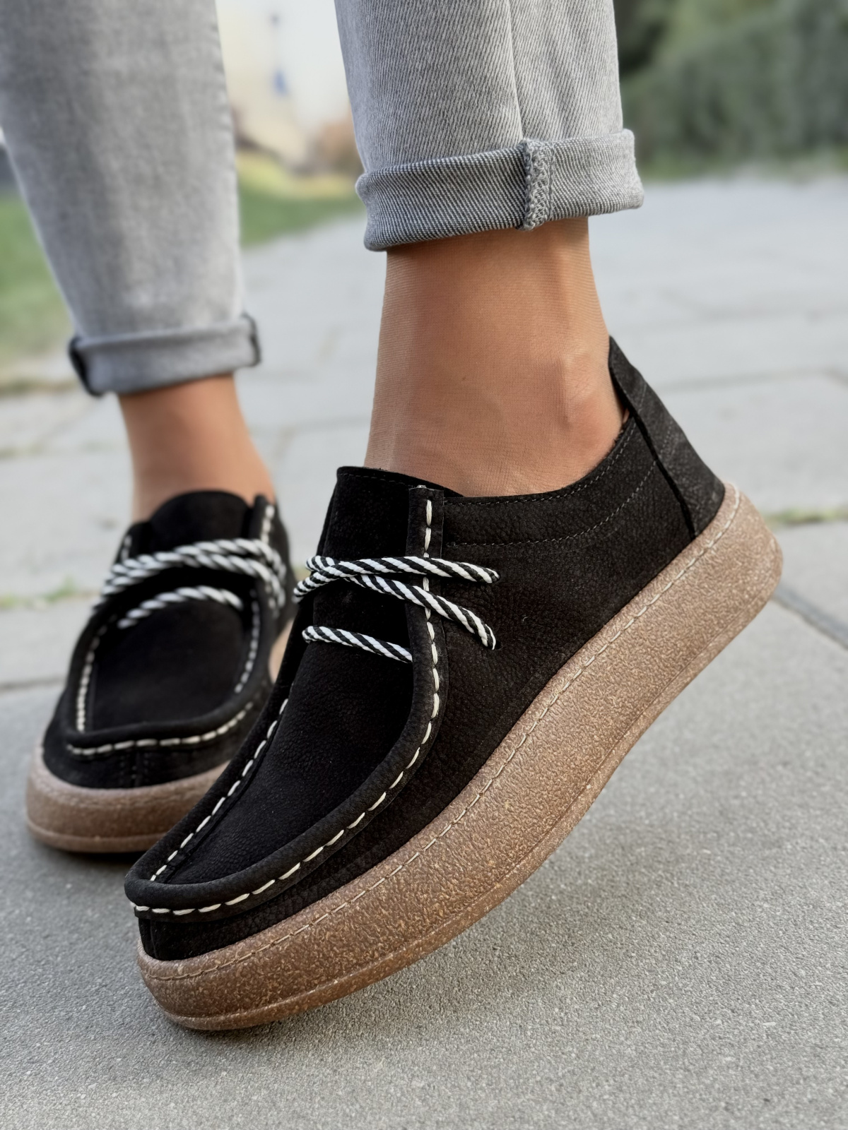 Półbuty OLEKSY z naturalnej skóry – komfort i styl na co dzień