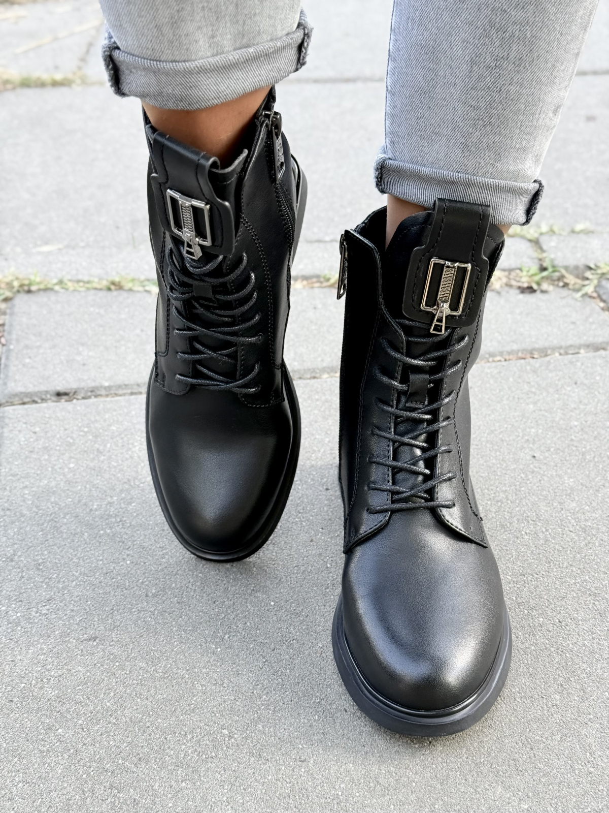 Botki OLEKSY z naturalnej skóry – elegancja i wygoda na co dzień