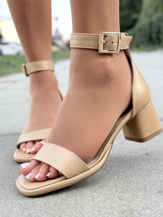 Sandały OLEKSY ze skóry naturalnej – Polska produkcja