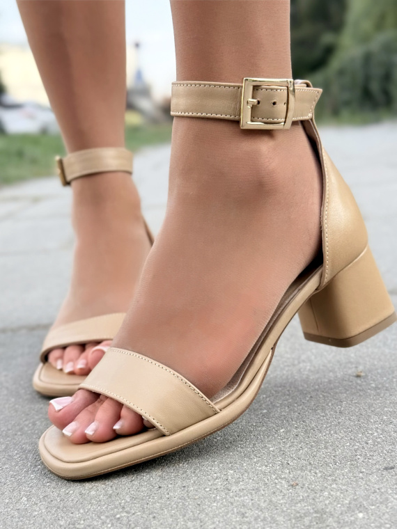 Sandały OLEKSY ze skóry naturalnej – Polska produkcja