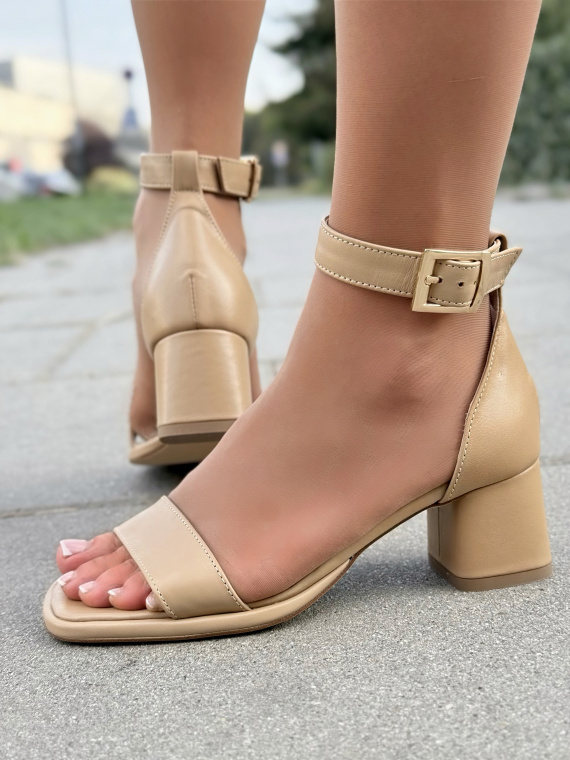 Sandały OLEKSY ze skóry naturalnej – Polska produkcja