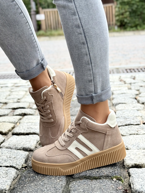 Damskie sneakersy ze skóry naturalnej – styl i wygoda na co dzień