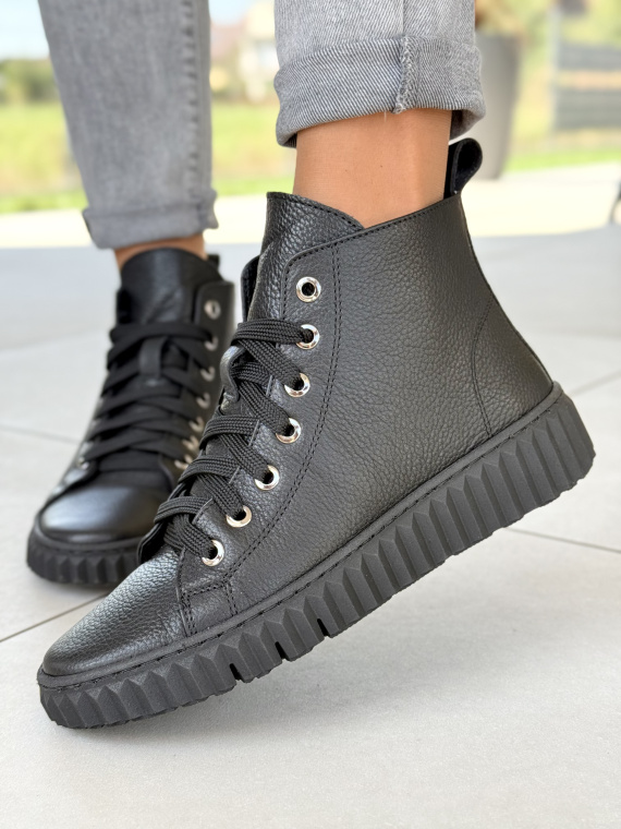 Sneakersy OLEKSY z naturalnej skóry – Made in Poland