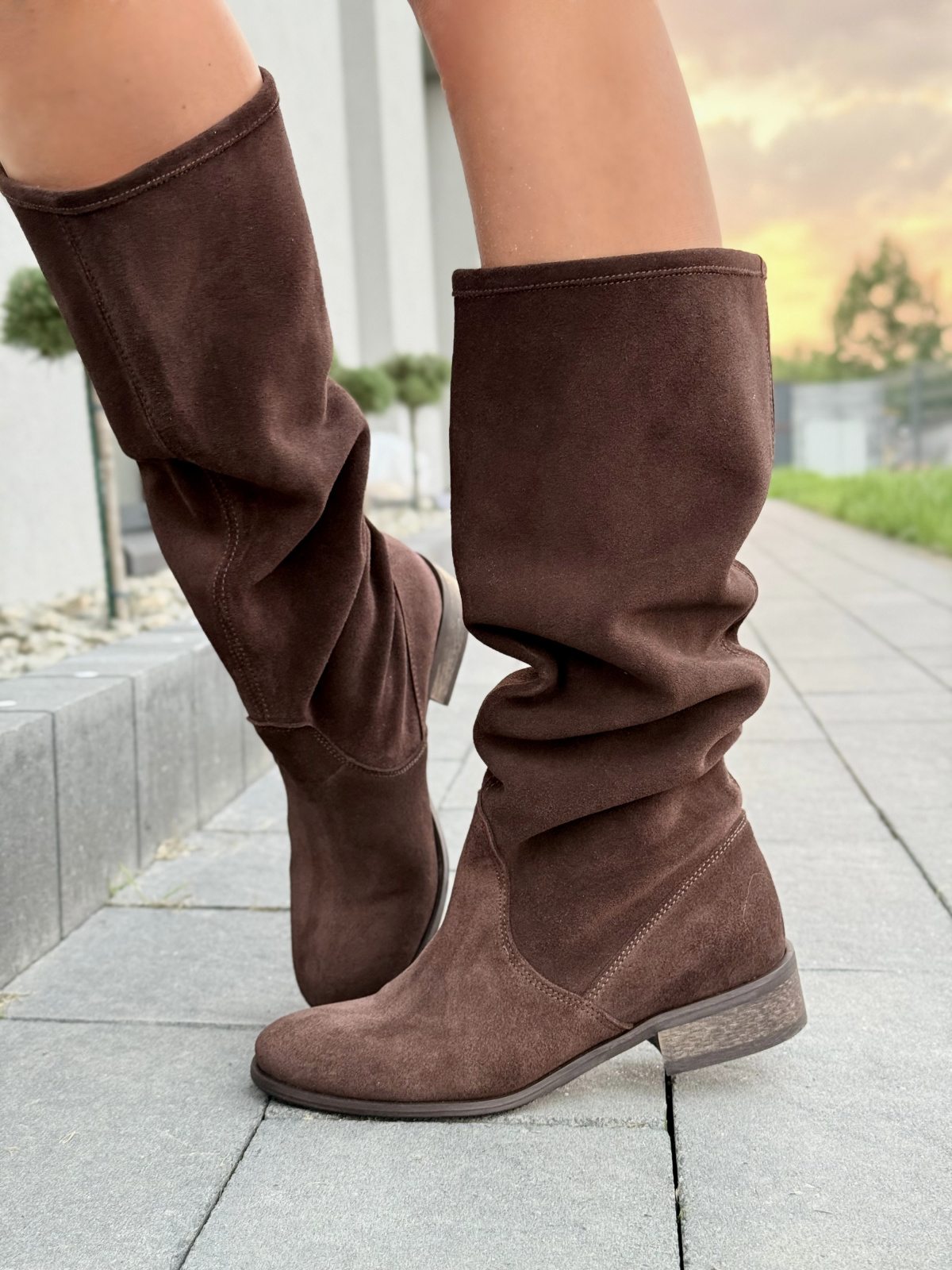 Kozaki OLEKSY z naturalnej skóry – Polskiej produkcji