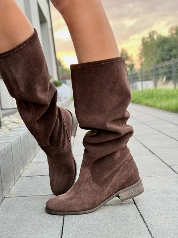 Kozaki OLEKSY z naturalnej skóry – Polskiej produkcji