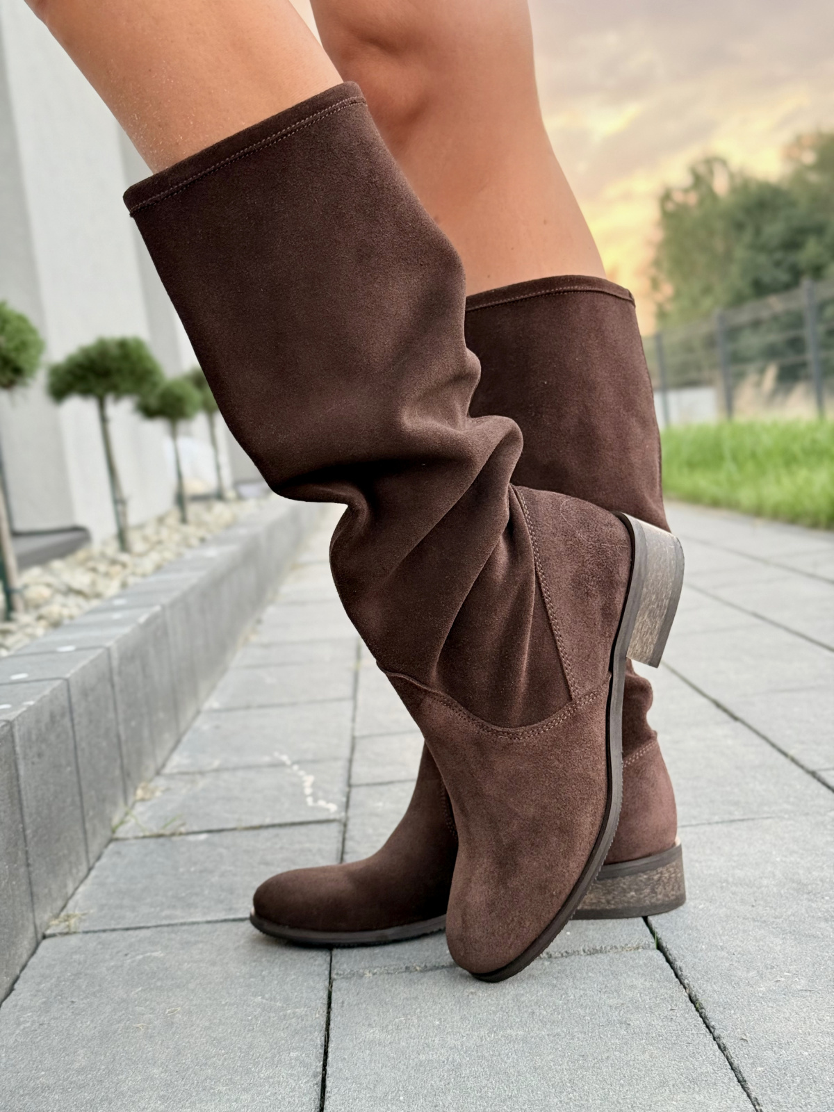 Kozaki OLEKSY z naturalnej skóry – Polskiej produkcji