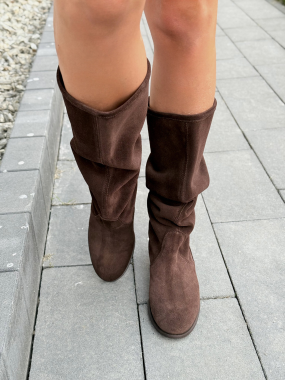 Kozaki OLEKSY z naturalnej skóry – Polskiej produkcji