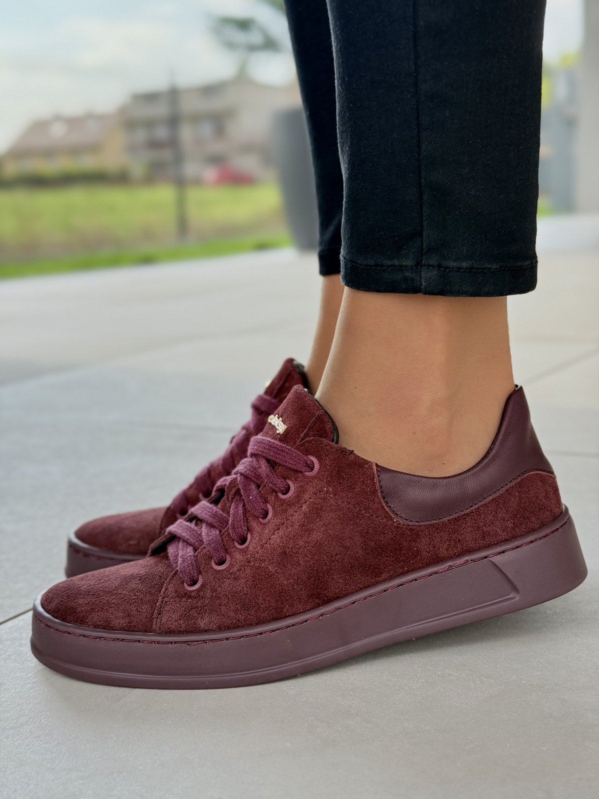 Sneakersy OLEKSY z naturalnej skóry Polskiej produkcji