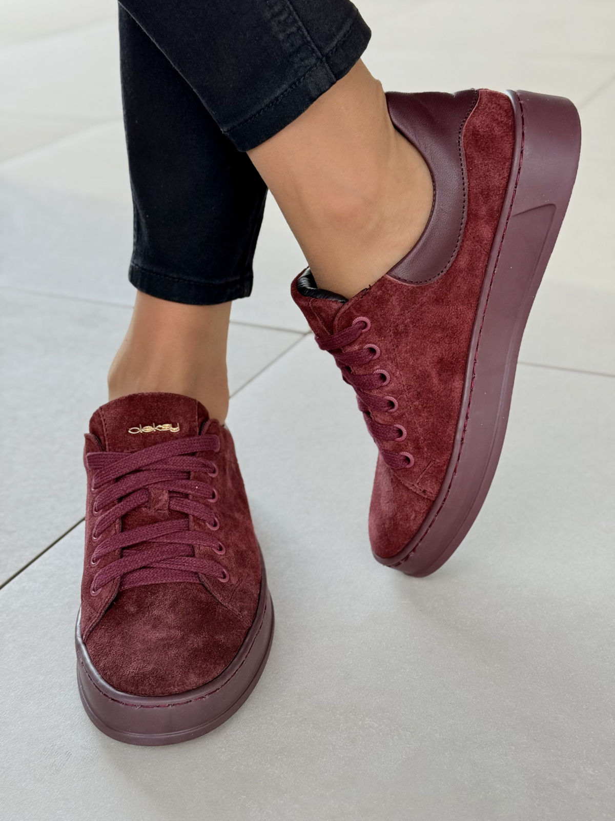 Sneakersy OLEKSY z naturalnej skóry Polskiej produkcji