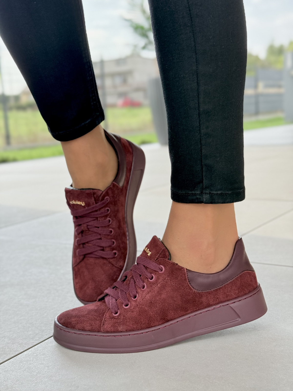 Sneakersy OLEKSY z naturalnej skóry Polskiej produkcji