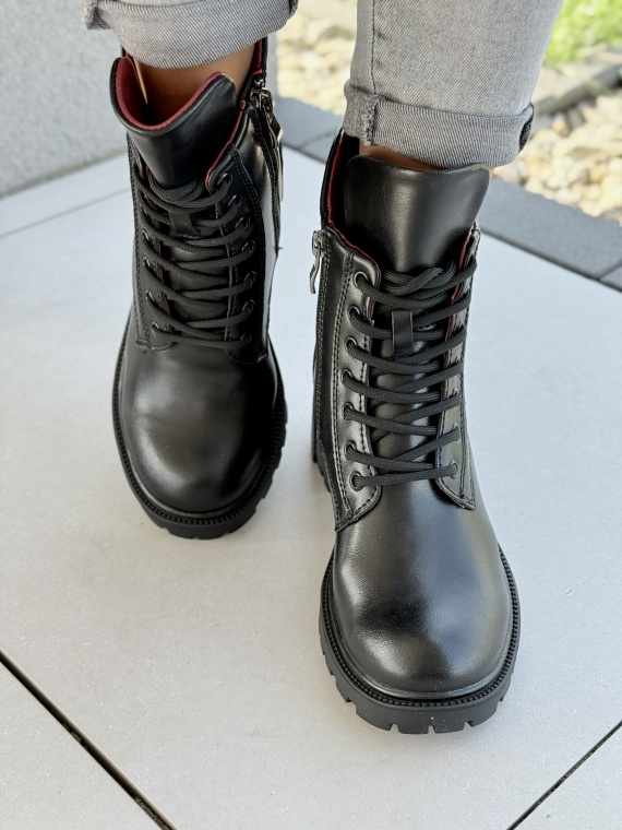 Stylowe botki ze skóry naturalnej dla nowoczesnych kobiet