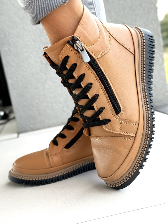 Damskie botki ze skóry naturalnej – styl i komfort na co dzień