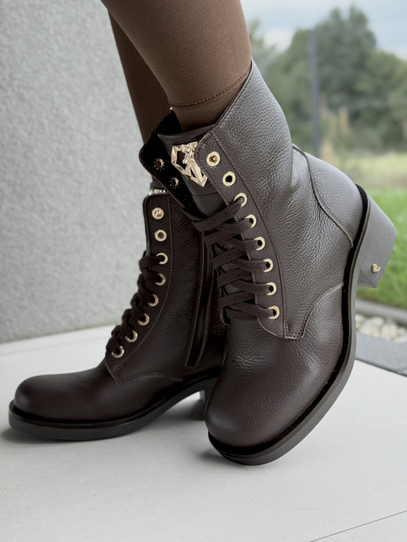 Botki OLEKSY ze skóry naturalnej – Polskiej produkcji