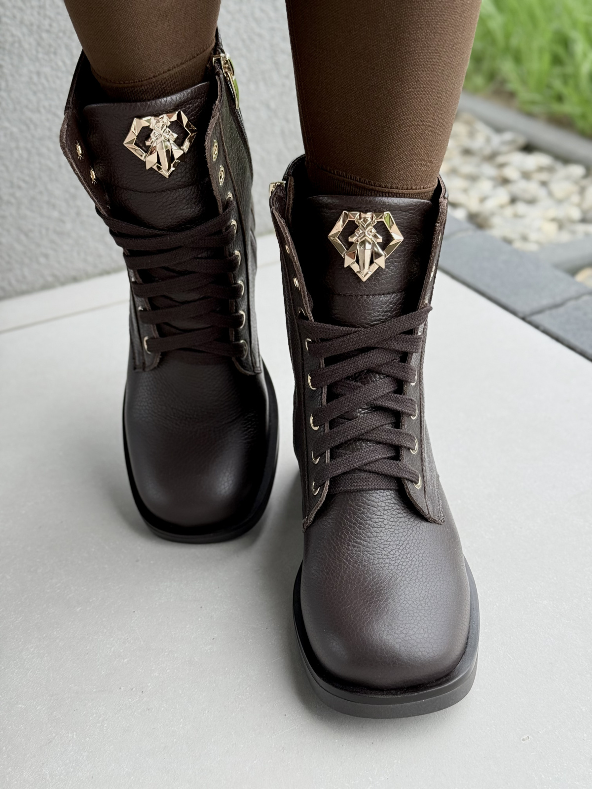 Botki OLEKSY ze skóry naturalnej – Polskiej produkcji