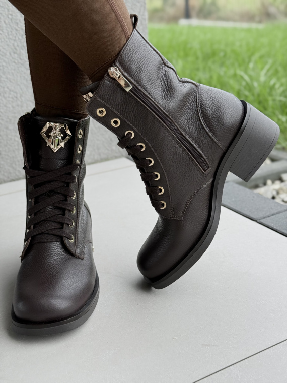 Botki OLEKSY ze skóry naturalnej – Polskiej produkcji