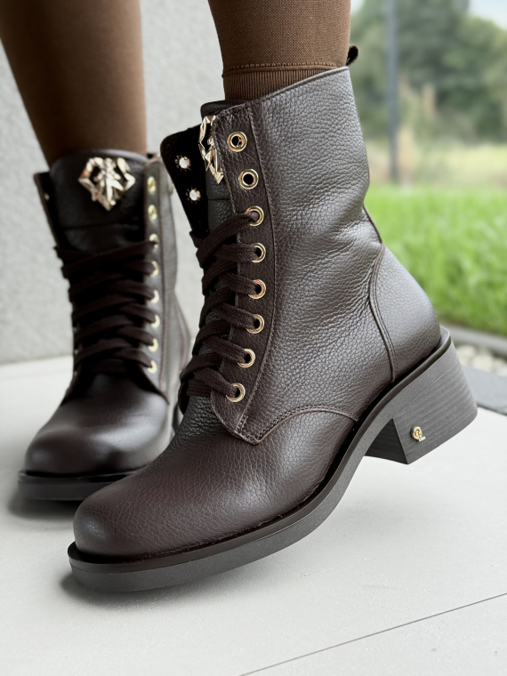 Botki OLEKSY ze skóry naturalnej – Polskiej produkcji