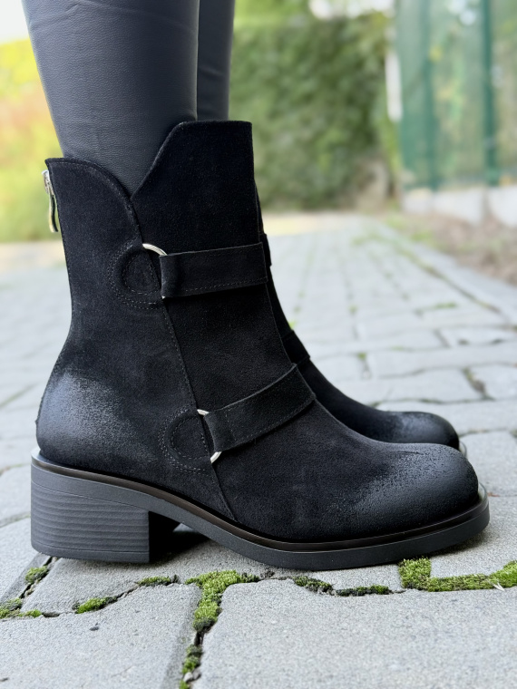 Botki OLEKSY z naturalnej skóry – Polskiej produkcji