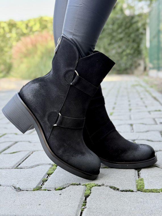 Botki OLEKSY z naturalnej skóry – Polskiej produkcji