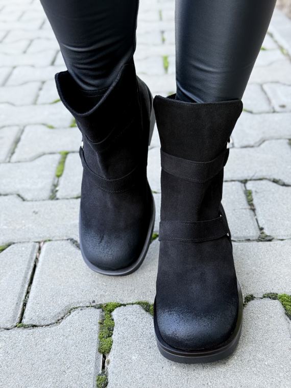 Botki OLEKSY z naturalnej skóry – Polskiej produkcji