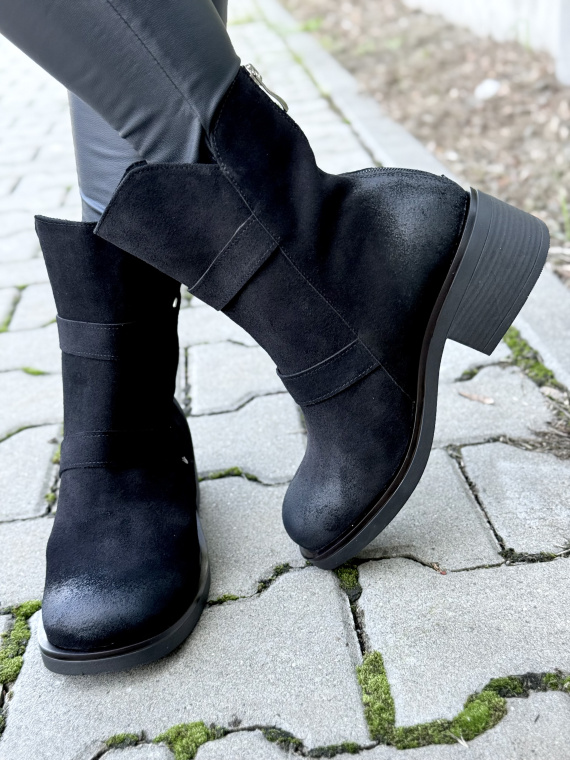 Botki OLEKSY z naturalnej skóry – Polskiej produkcji