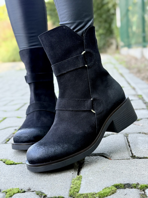 Botki OLEKSY z naturalnej skóry – Polskiej produkcji