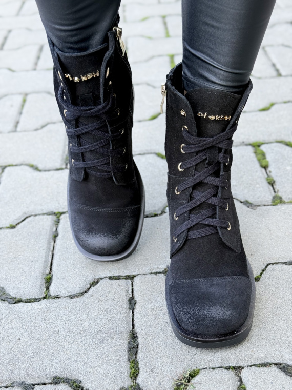 Botki OLEKSY z naturalnej skóry – Made in Poland