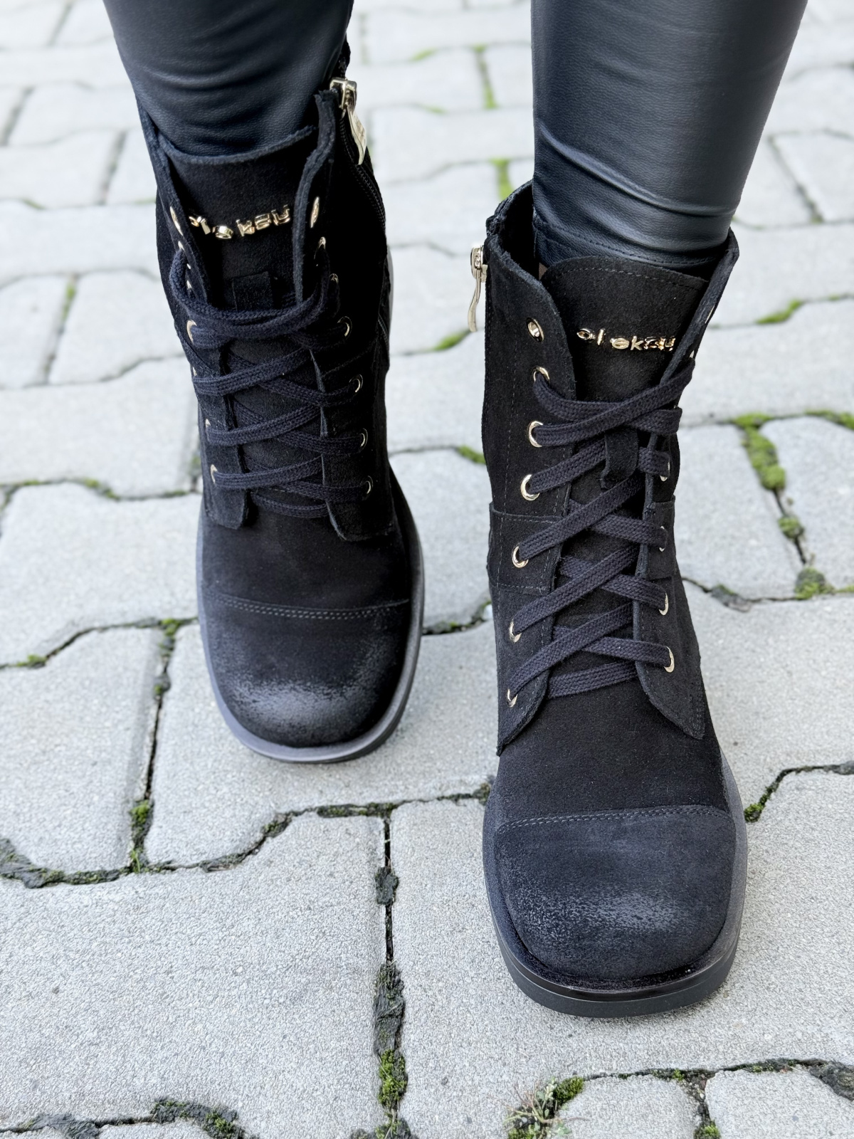 Botki OLEKSY z naturalnej skóry – Made in Poland