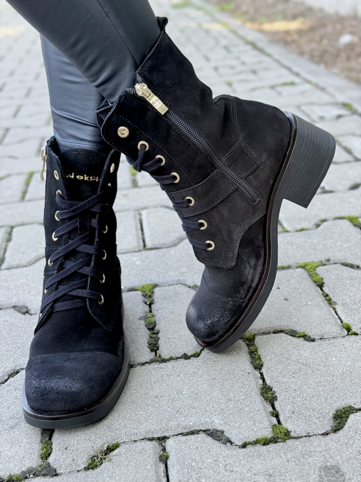 Botki OLEKSY z naturalnej skóry – Made in Poland