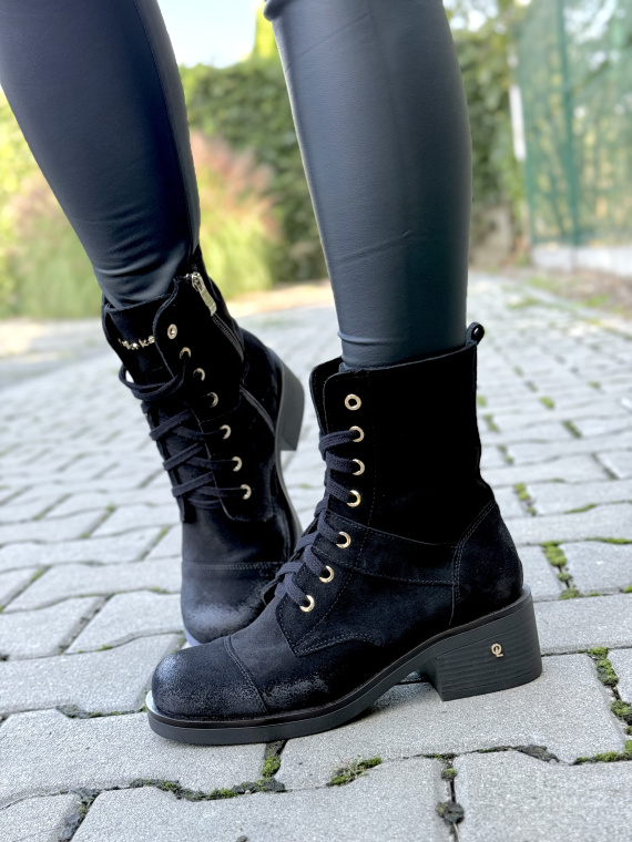 Botki OLEKSY z naturalnej skóry – Made in Poland