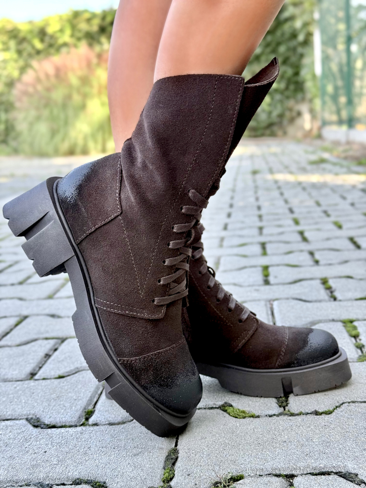 Botki OLEKSY z naturalnej skóry – Polskiej produkcji