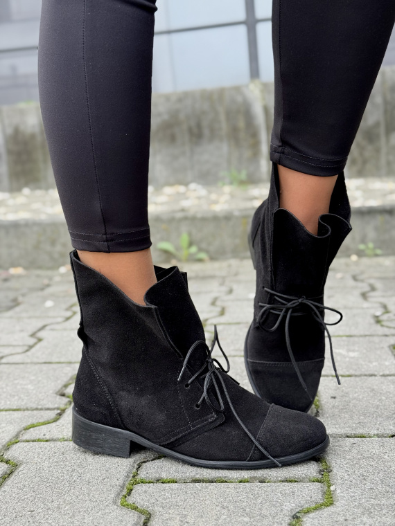 Botki OLEKSY z naturalnej skóry – Polska produkcja