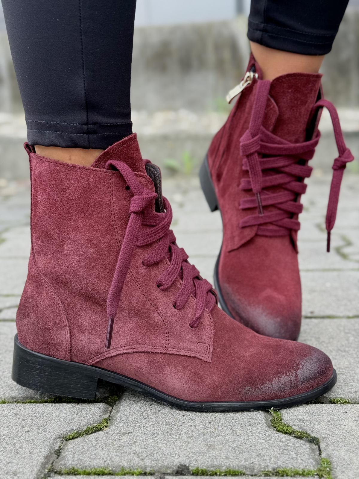 Botki OLEKSY z naturalnej skóry – Polskiej produkcji