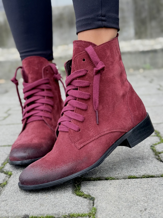 Botki OLEKSY z naturalnej skóry – Polskiej produkcji