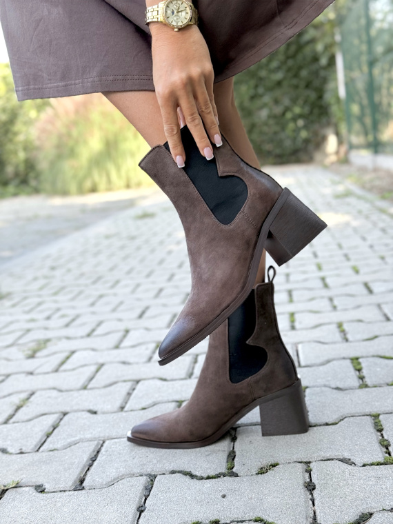 OLEKSY – Kowbojki ze skóry naturalnej