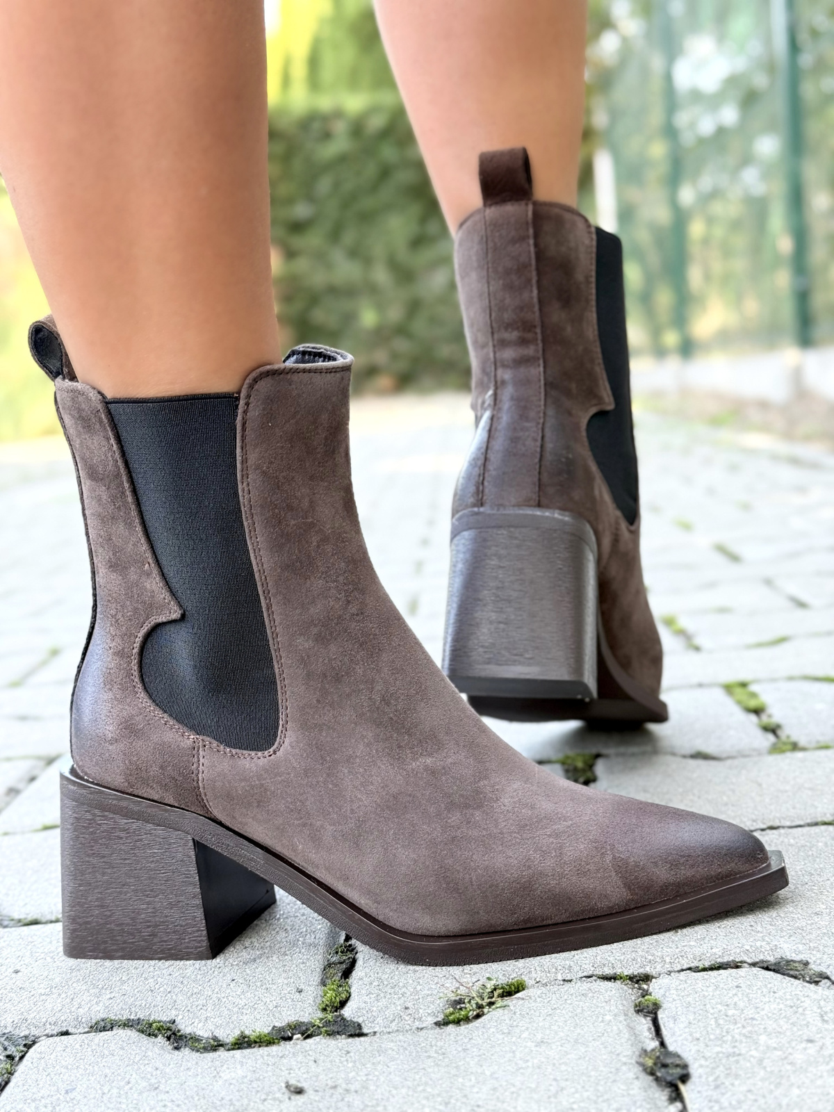 OLEKSY – Kowbojki ze skóry naturalnej