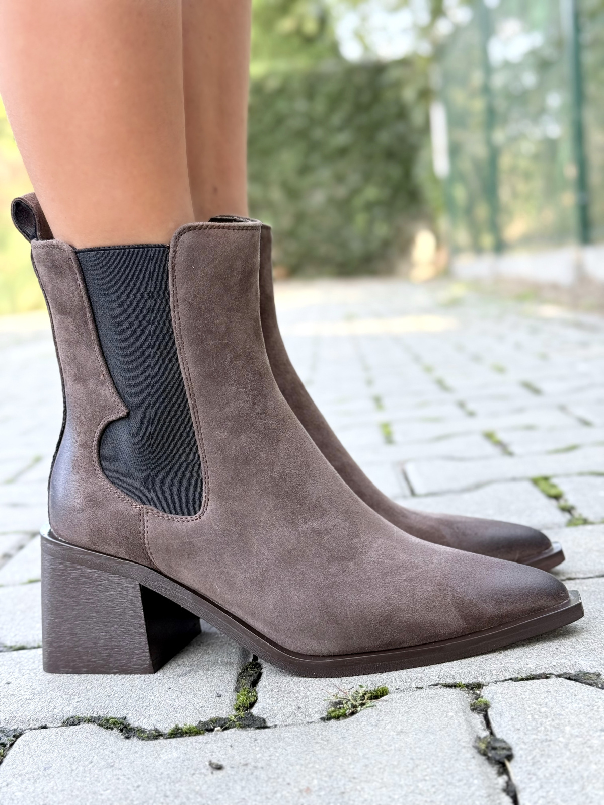 OLEKSY – Kowbojki ze skóry naturalnej