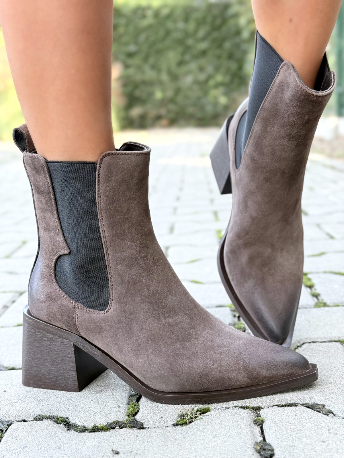 OLEKSY – Kowbojki ze skóry naturalnej