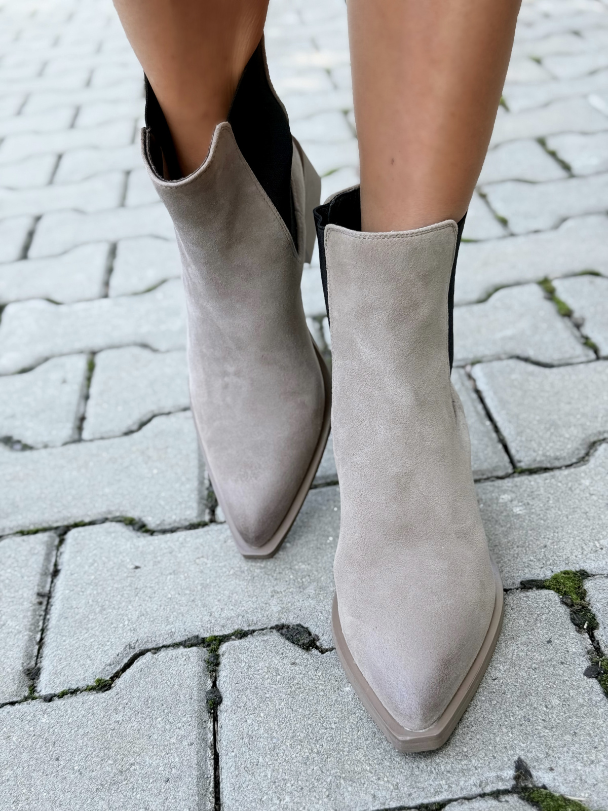 OLEKSY – Kowbojki ze skóry naturalnej