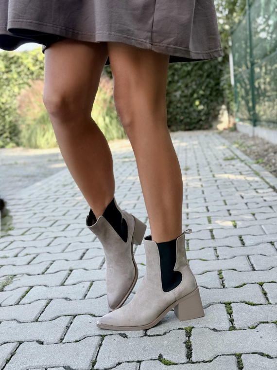 OLEKSY – Kowbojki ze skóry naturalnej