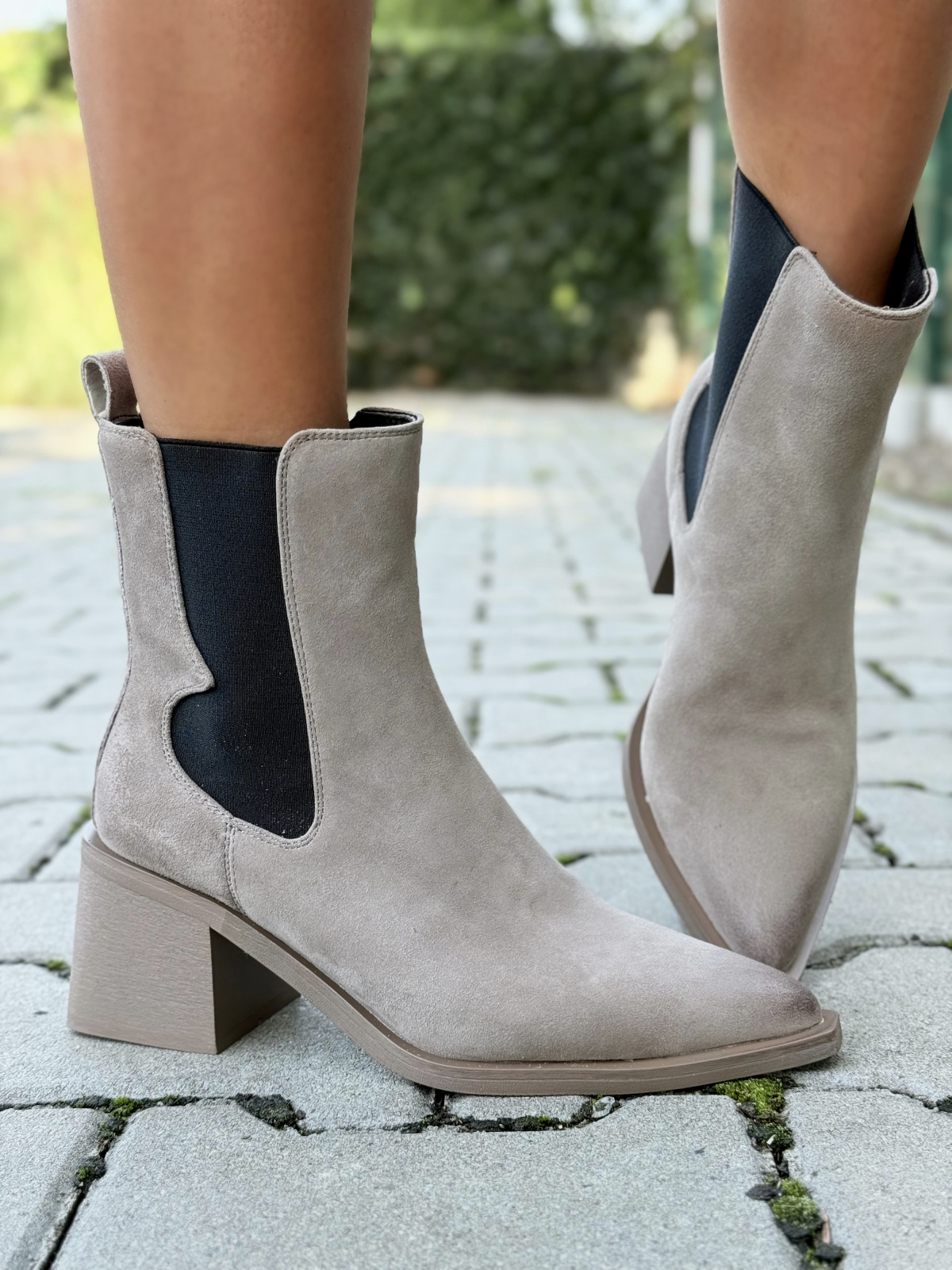 OLEKSY – Kowbojki ze skóry naturalnej