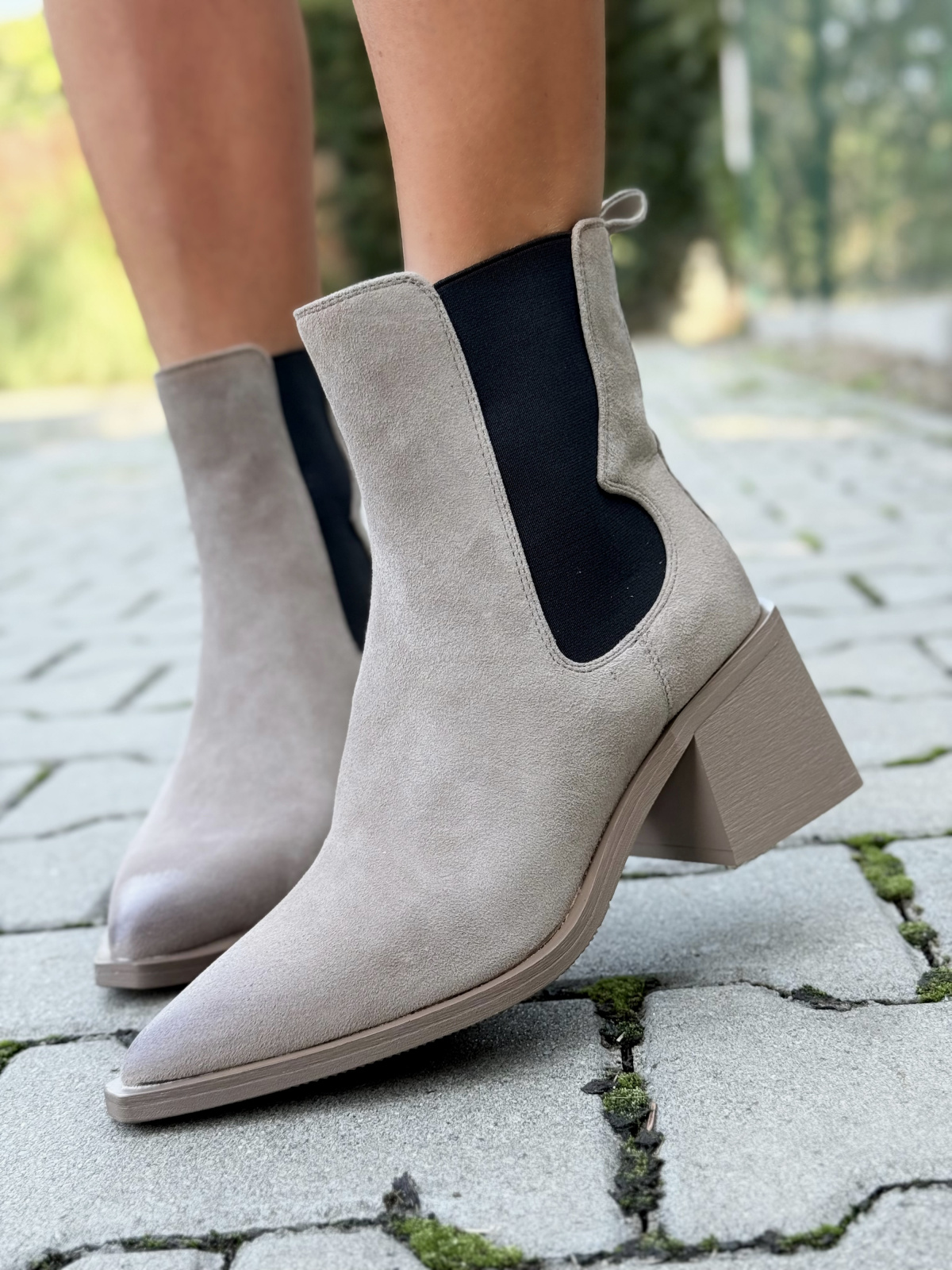 OLEKSY – Kowbojki ze skóry naturalnej